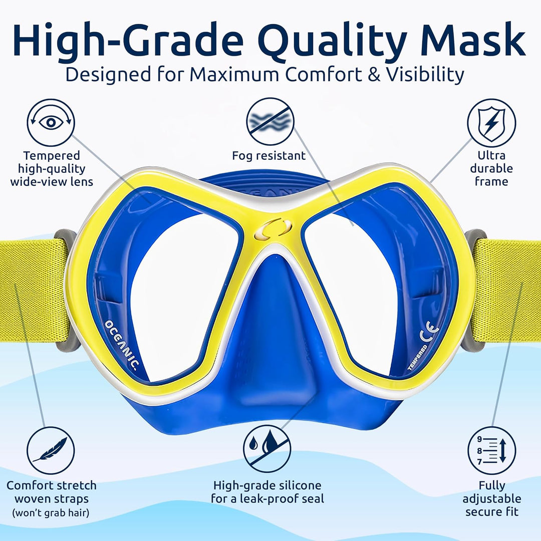 Youth Snorkeling Set - Mask Features