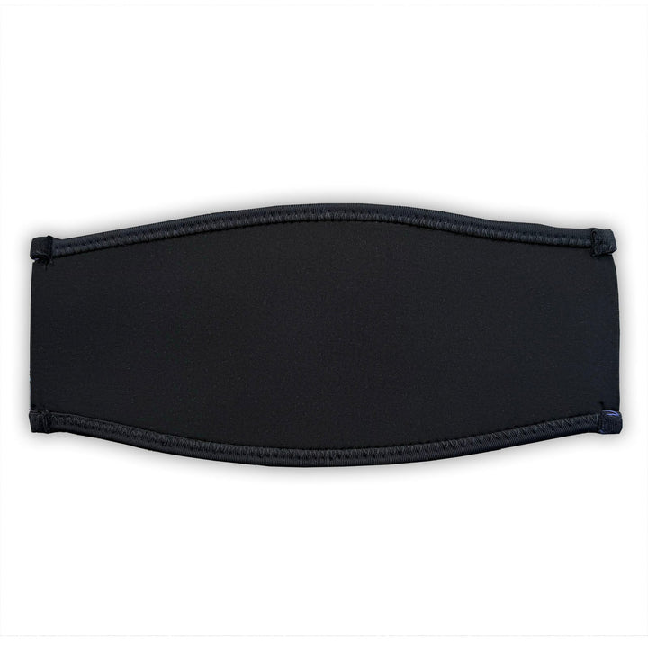 Neoprene back of the Coral Kaleidoscope mask strap cover