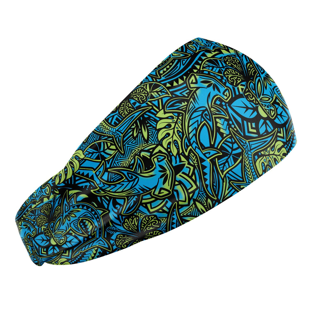 Spacefish Army Hammerhead Hibiscus scuba headband