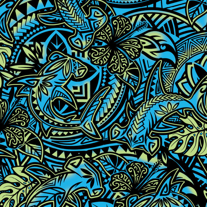 Hammerhead Hibiscus print swatch