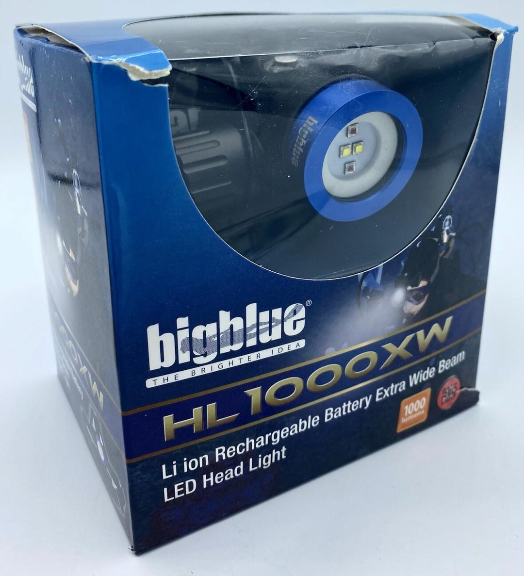 Bigblue 1000 Lumen Extra-Wide Beam Head Lamp (HL1000XW)
