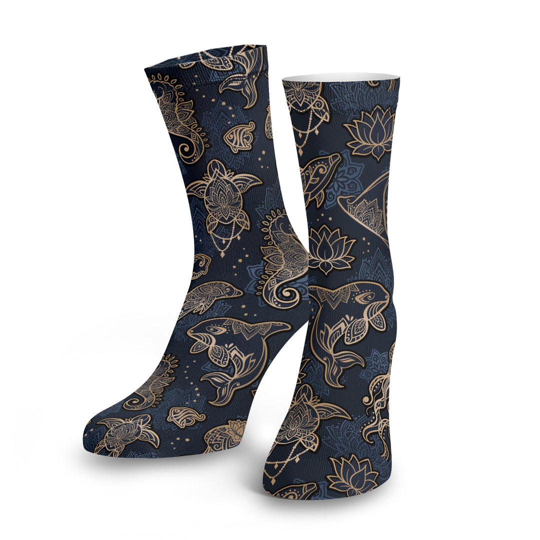 Eco-Friendly Ocean Mandala Dive Socks
