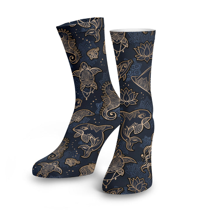 Eco-Friendly Ocean Mandala Dive Socks