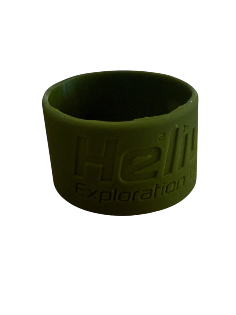 Helium Dive silicone gear retaining loop in OD green