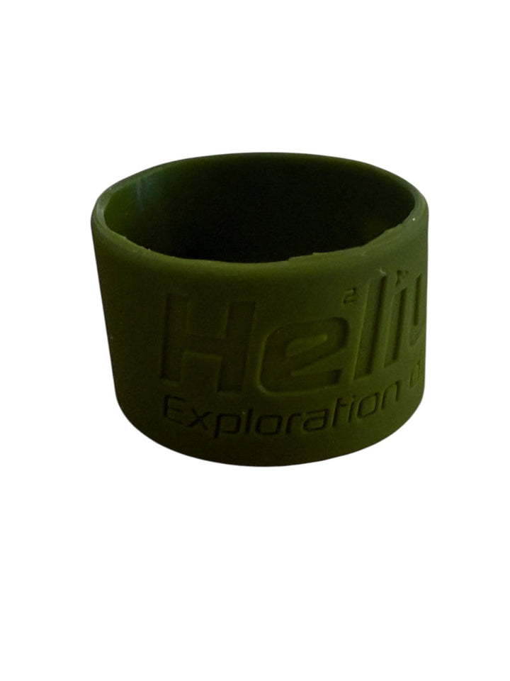 Helium Dive silicone gear retaining loop in OD green