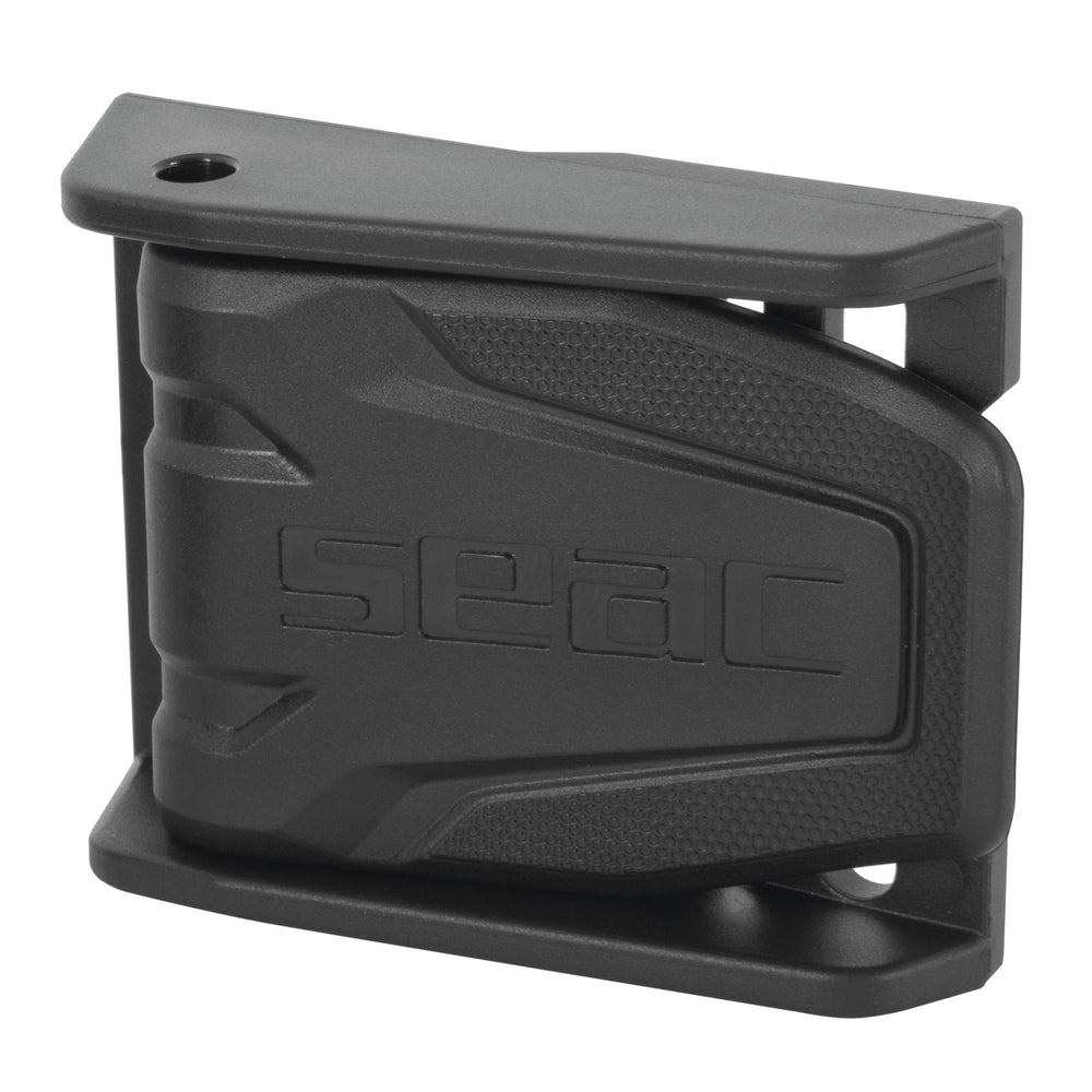 Seac elastic weight belt buckle and rubber band detail