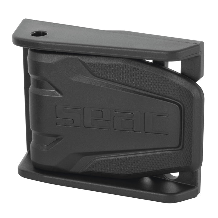 Seac elastic weight belt buckle and rubber band detail