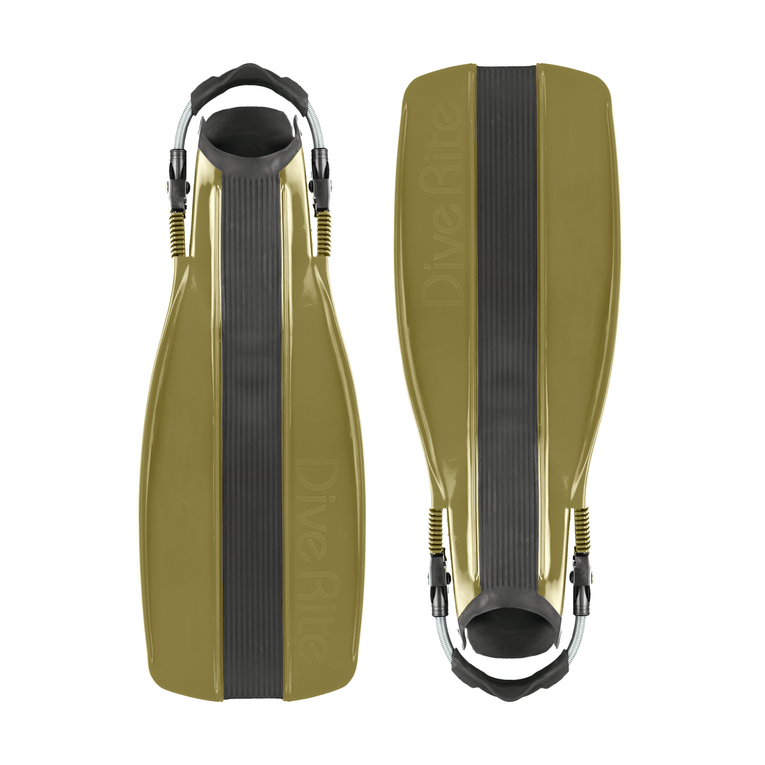 Dive Rite XT Fins with SS Spring Straps