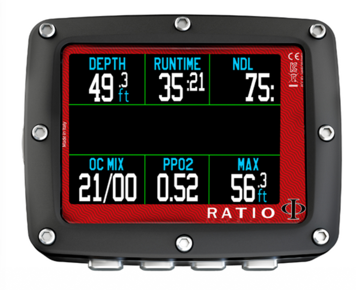 Ratio TX Easy dive computer with wireless air integration display