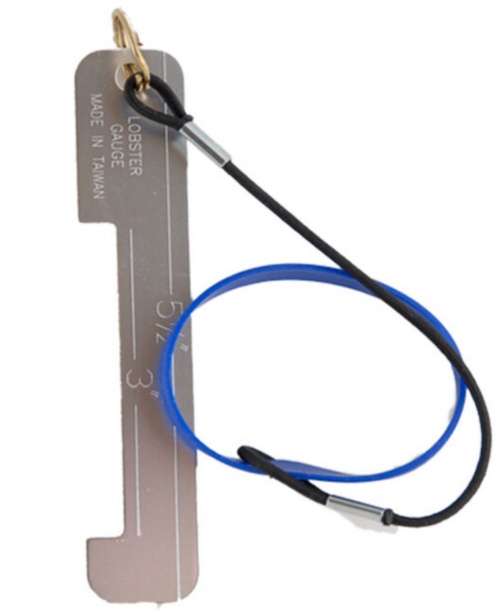 Marine Sports Aluminum Lobster Gauge w/Bungee Wrist Band