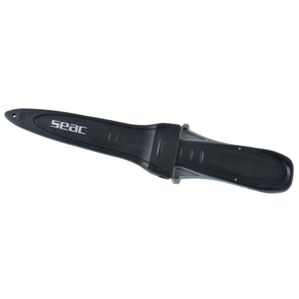 Seac Sharp knife blade and serrated edge detail