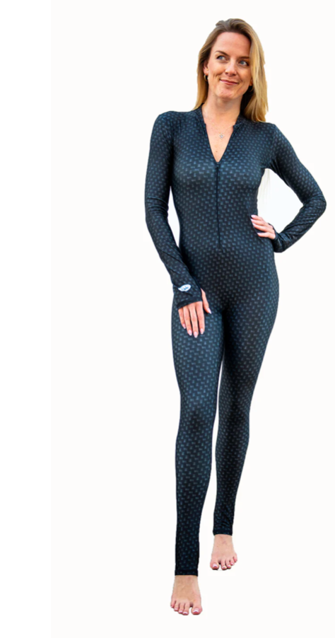 SlipIn Carbon Fiber print UV-protective quick-dry dive skin
