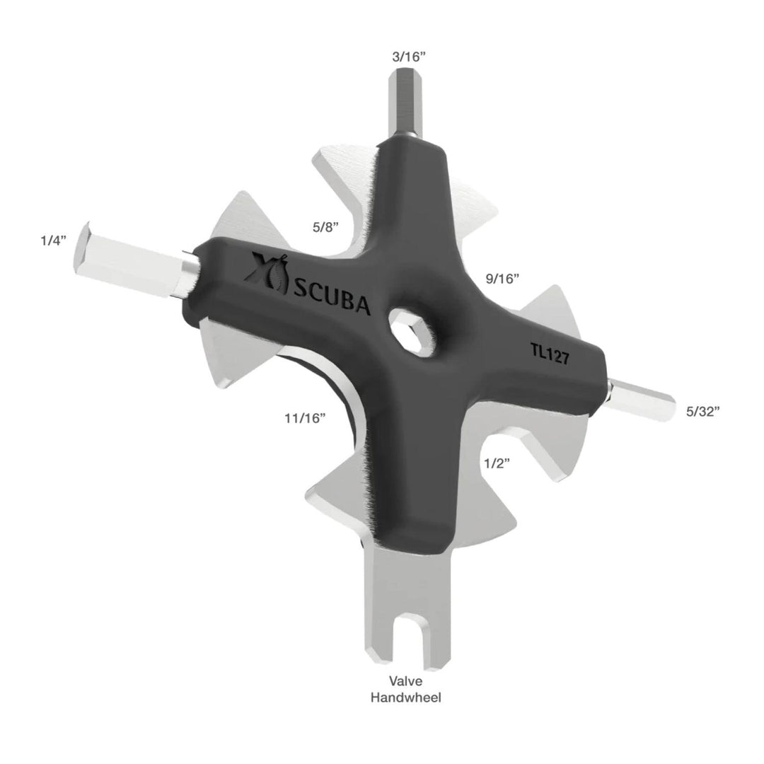 XS Scuba dive-specific multi tool for field gear maintenance