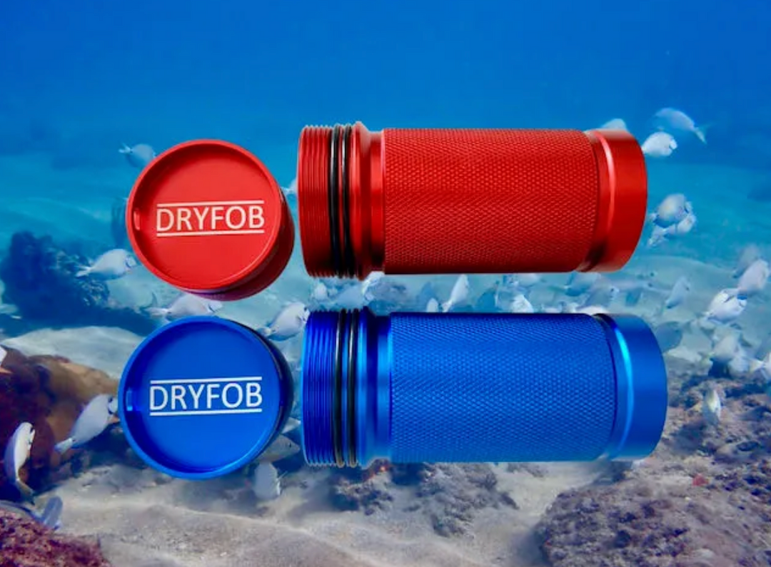 DryFob Waterproof Car Key Containers for Scuba Diving