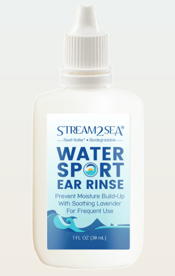 Stream2Sea water sport ear rinse for preventing swimmer&