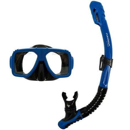 Akona Sport Mask &amp; Dry Snorkel Set