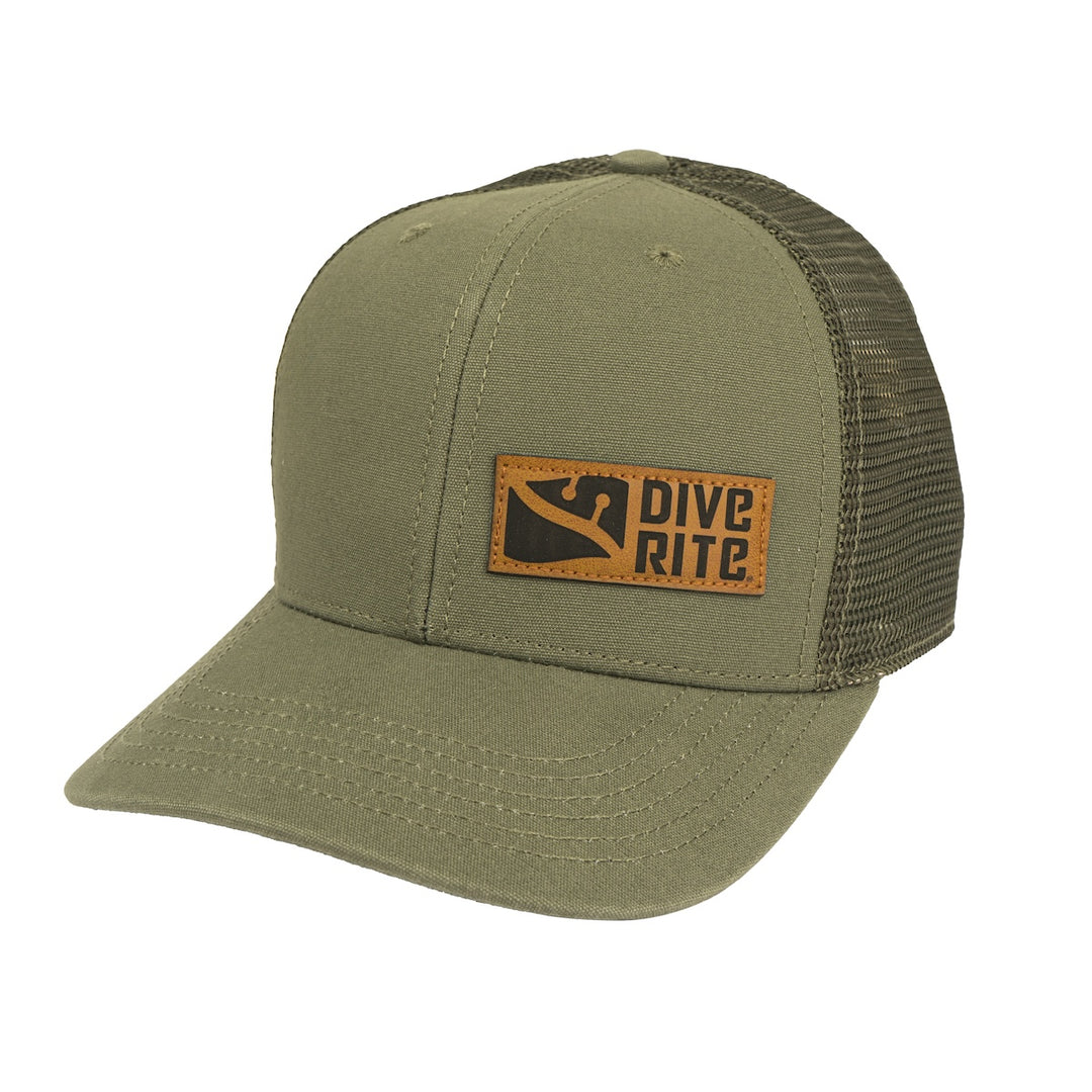 Dive Rite SnapBack Cap - Leather Patch