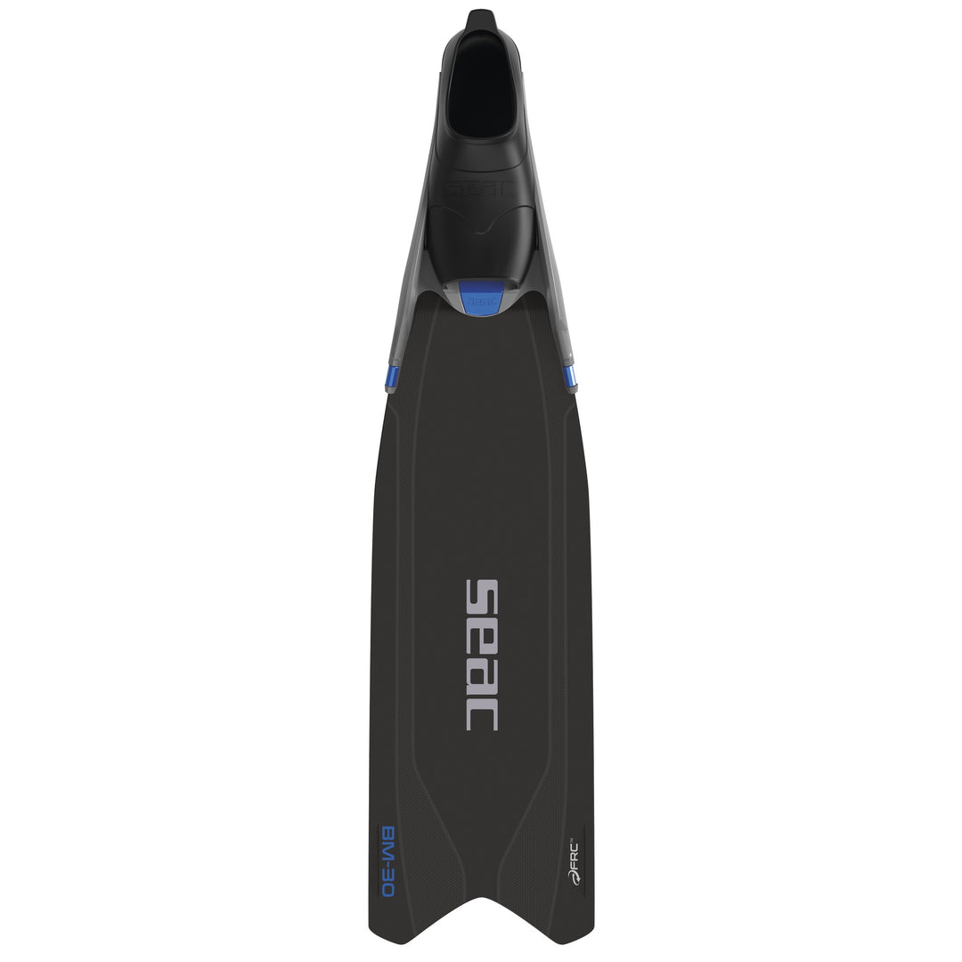 SEAC BM-30 freediving fin blade and foot pocket detail