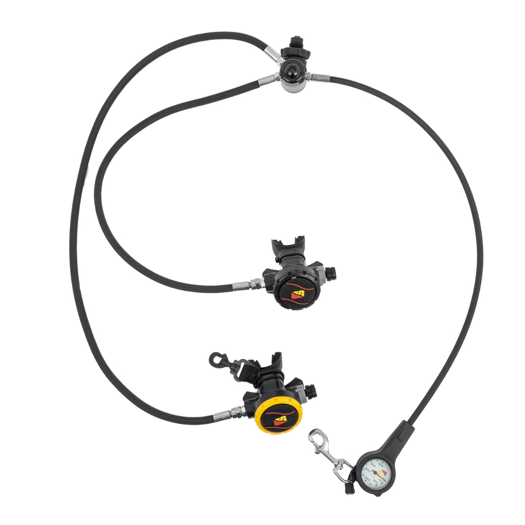 Dive Rite XT1/XT2 Open Water regulator set with two second stages