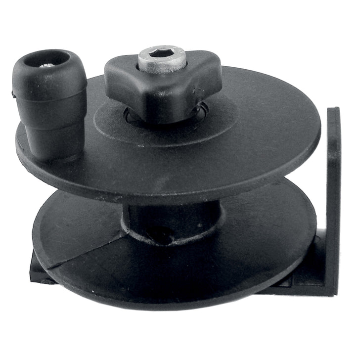 SEAC air gun reel mounting and line detail