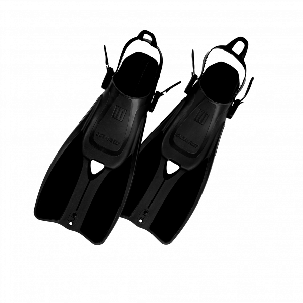Ocean Reef Duo II snorkel fins for use with Aria full face mask system