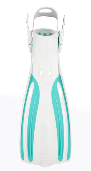 Oceanic Viper 2 open-heel fin blade close-up
