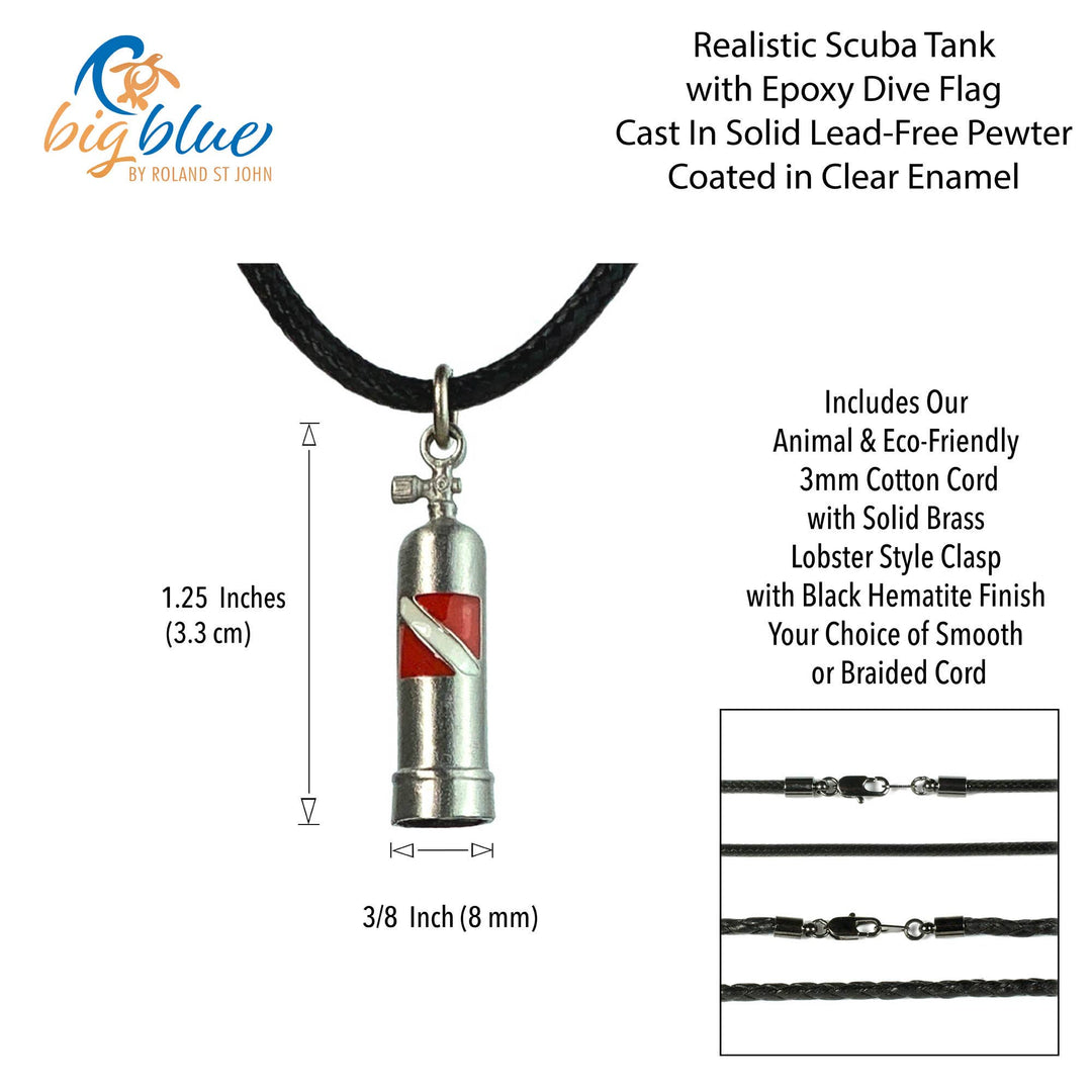 Scuba Tank Necklace 18"