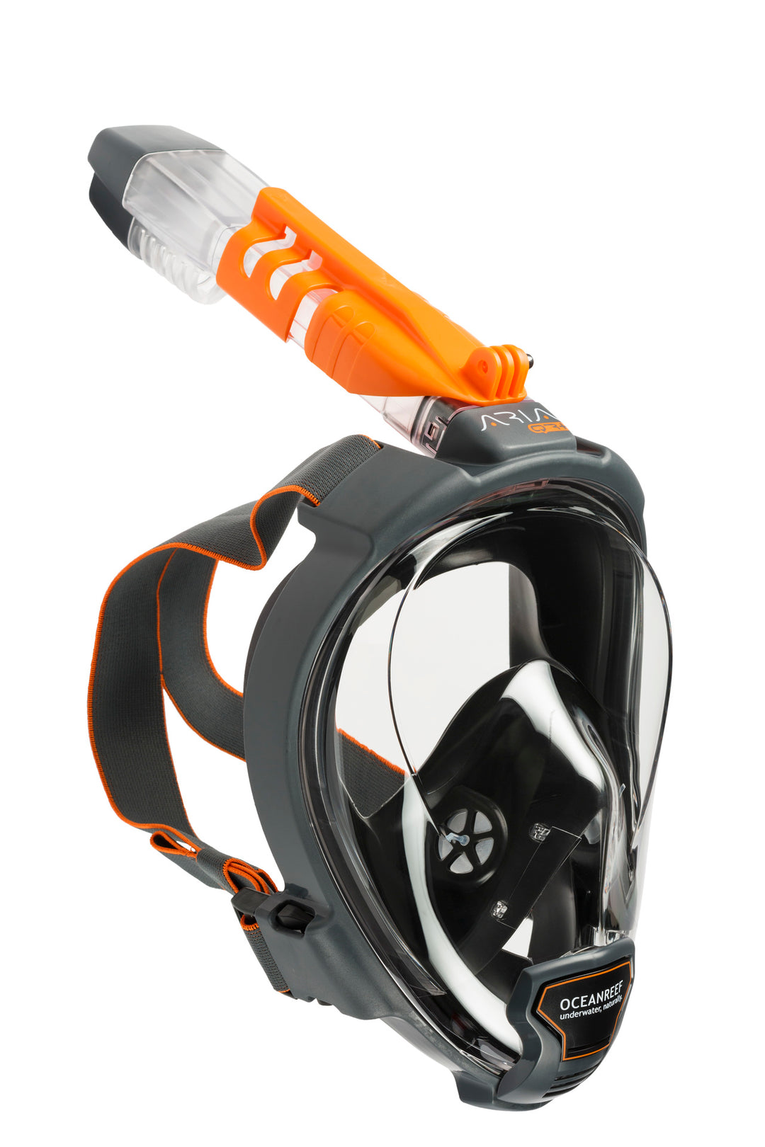 Ocean Reef Aria QR+ full face snorkeling mask with quick-release system