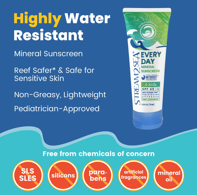 Stream2Sea Every Day Mineral Sunscreen 4 Kids